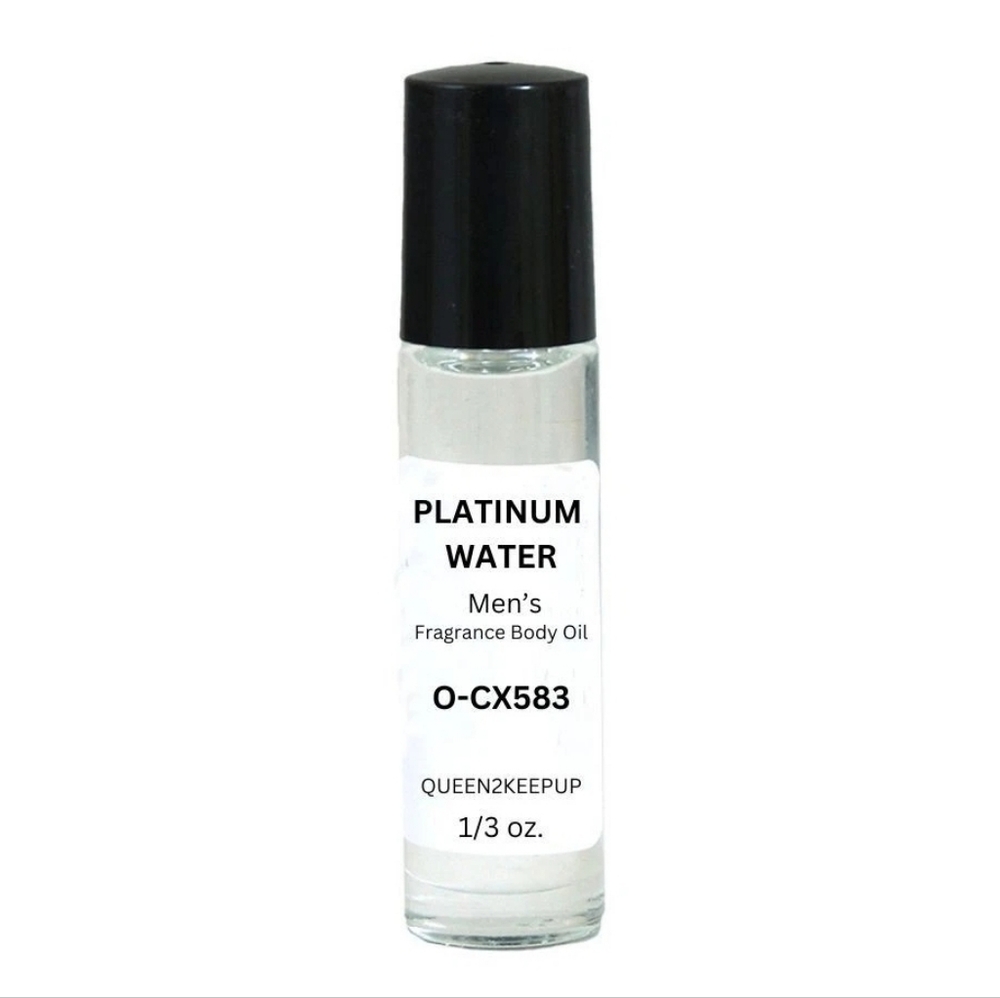 Platinum Water (Men) Body Oil 10 ml Fragrance Pure Uncut 1/3 oz Roll-On Scent